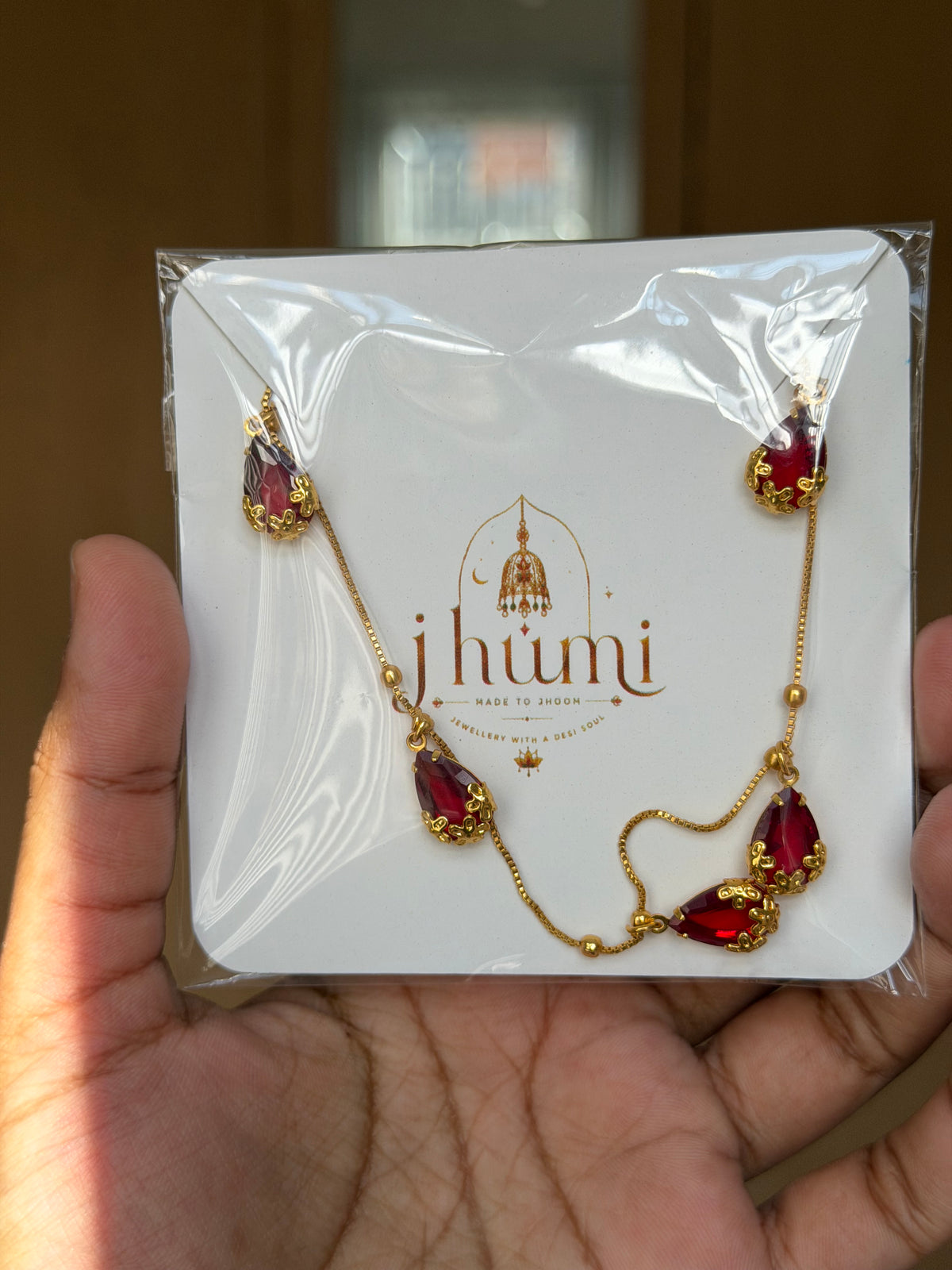 Jhumi Kundan Chain
