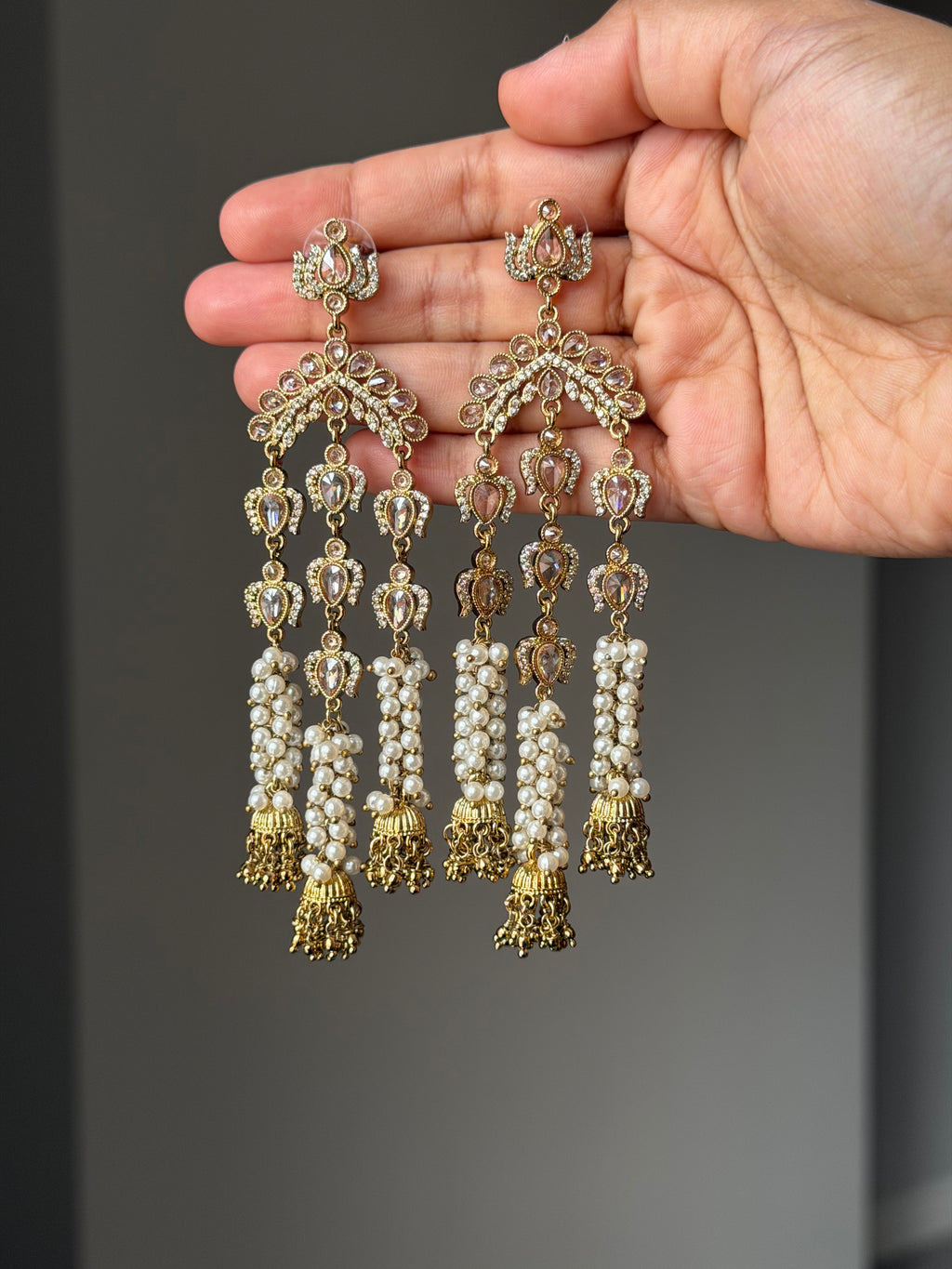 Gulzaar — Kundan Statement Earrings