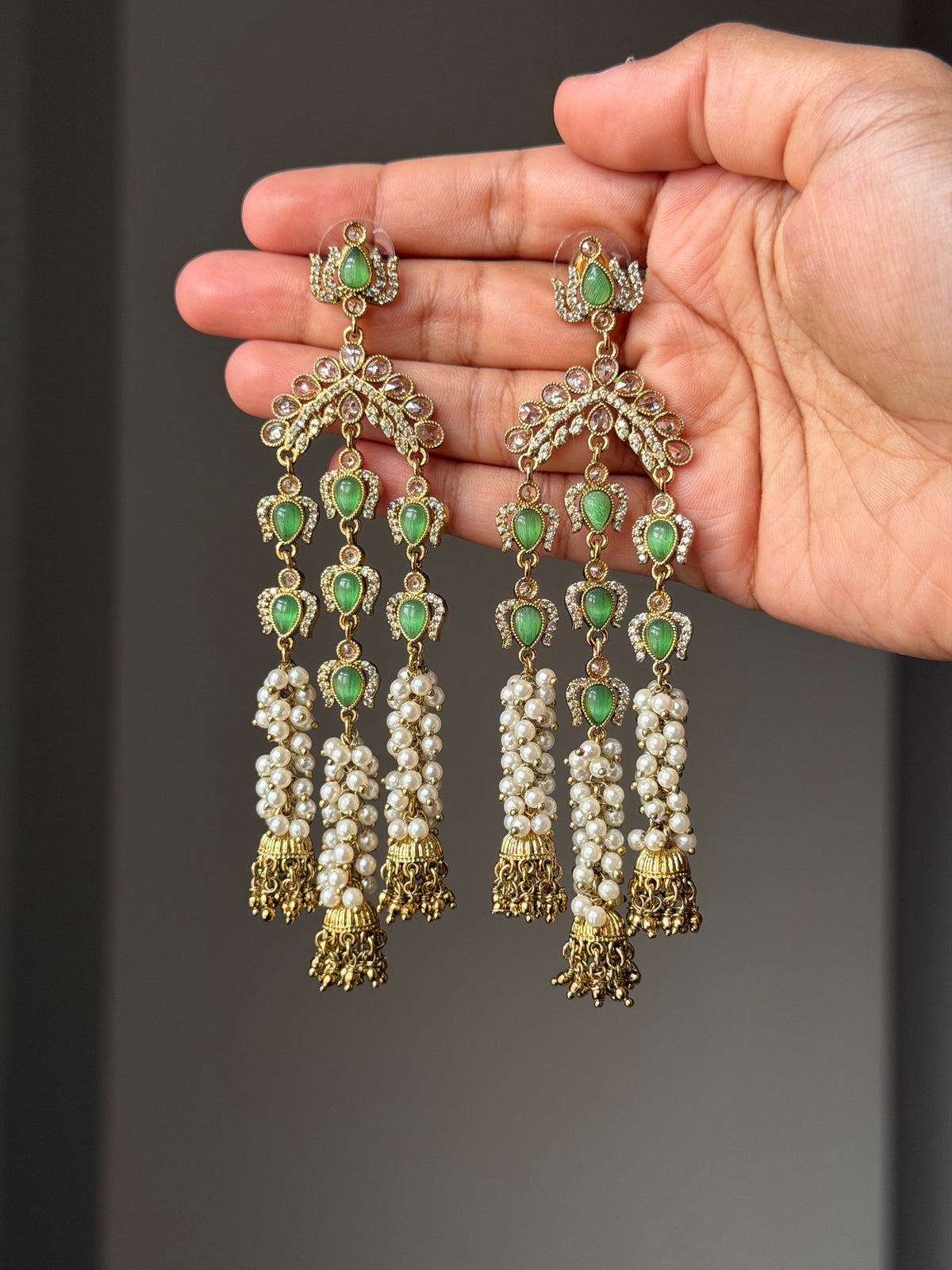 Gulzaar — Kundan Statement Earrings