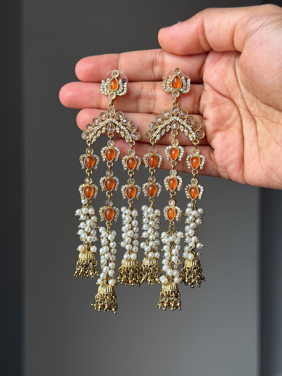 Gulzaar — Kundan Statement Earrings