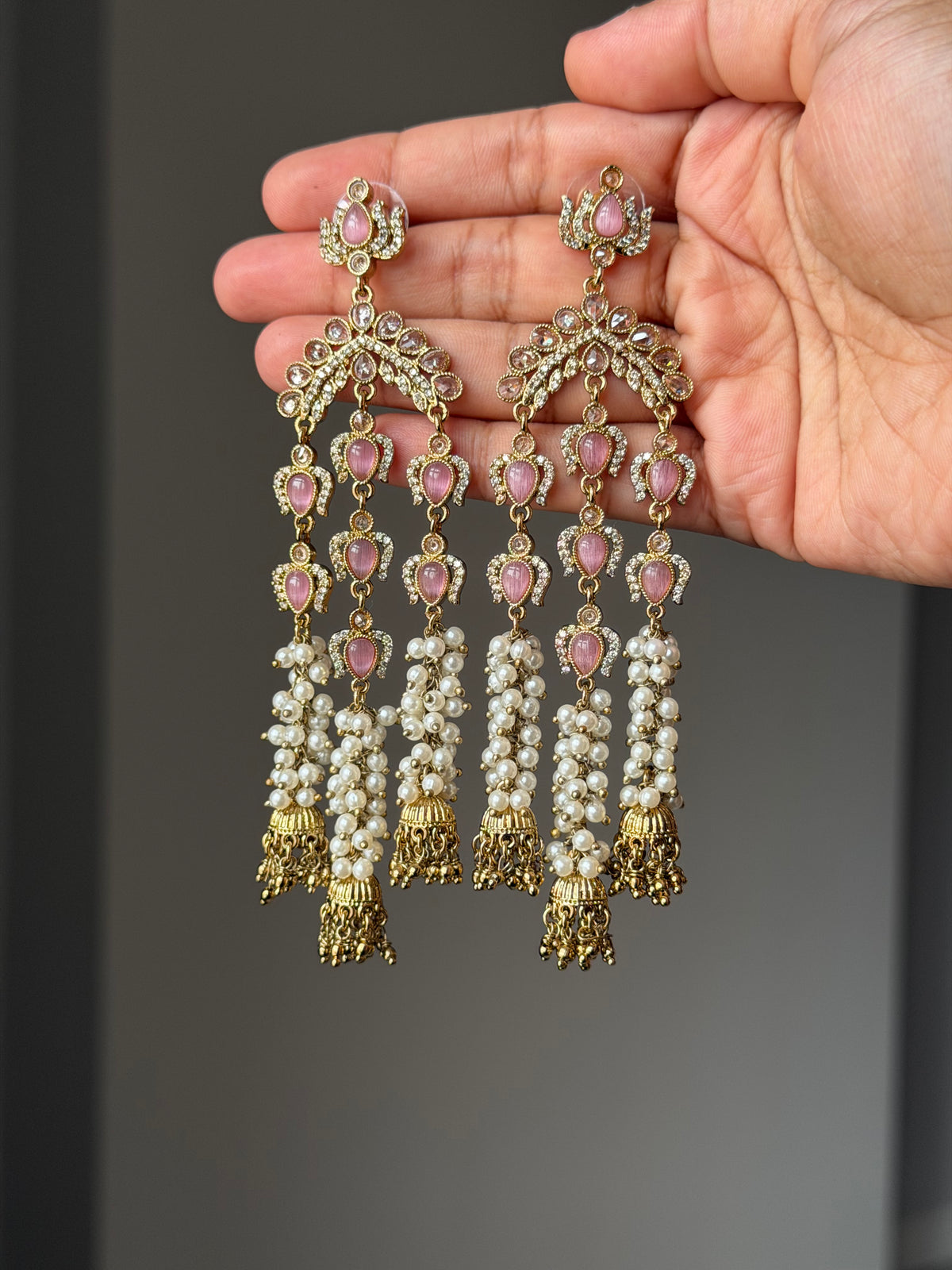 Gulzaar — Kundan Statement Earrings