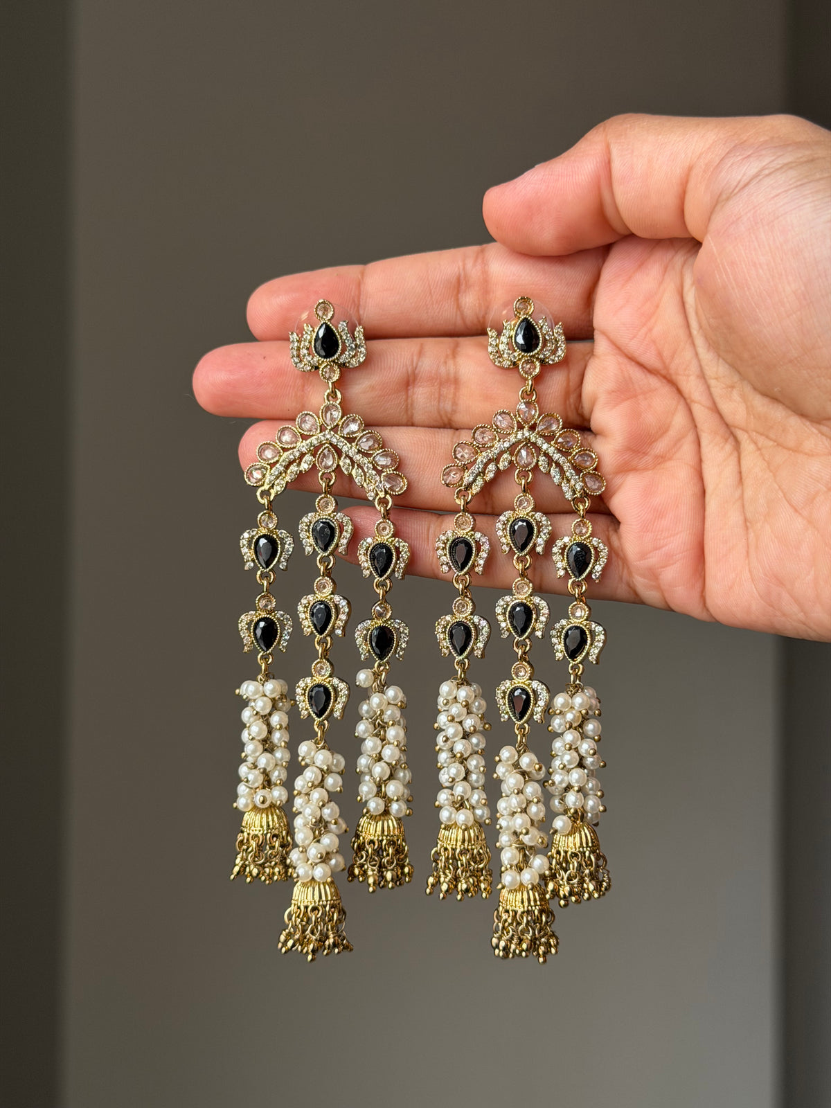 Gulzaar — Kundan Statement Earrings