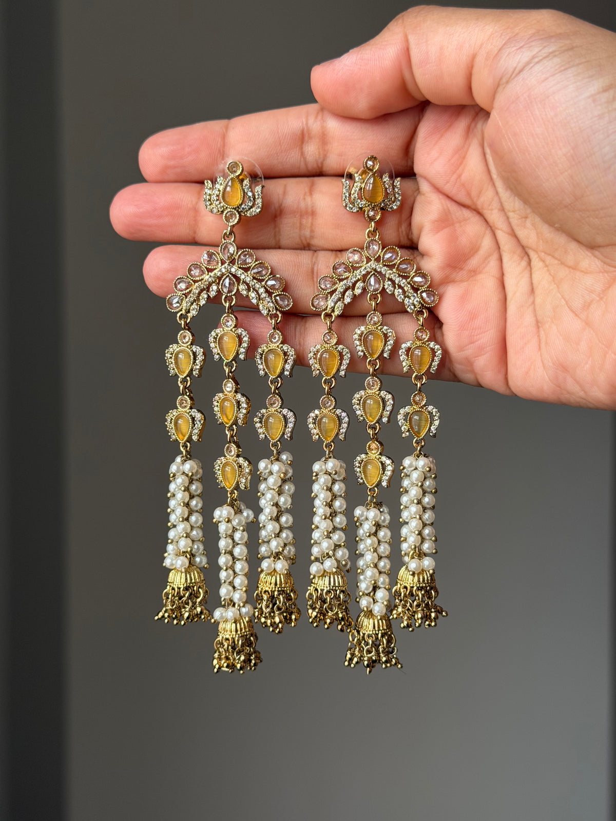 Gulzaar — Kundan Statement Earrings