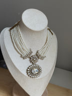 Pearl Semi-Mala Kundan Set