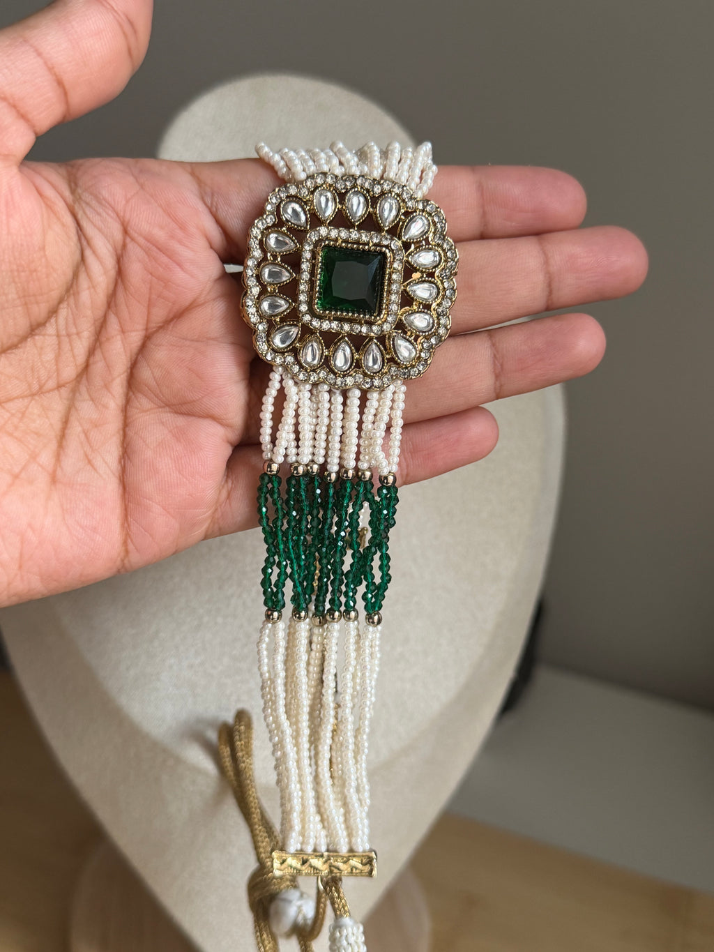 Pearl Kundan Choker Set