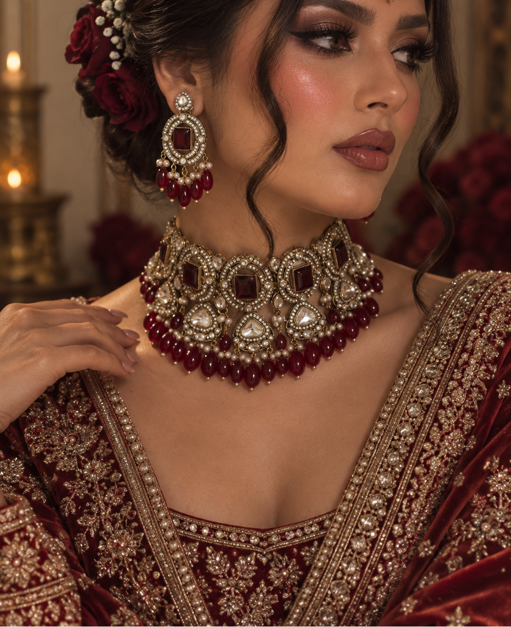 Naaz — Kundan Statement Choker Set