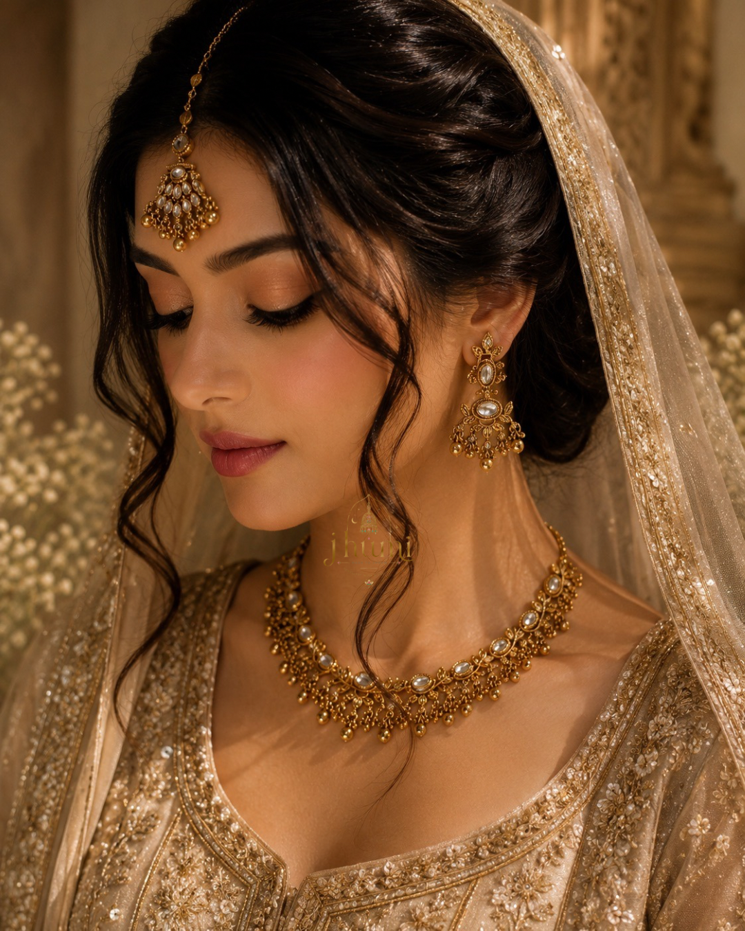 Sahiba — Heritage Gold Statement Set