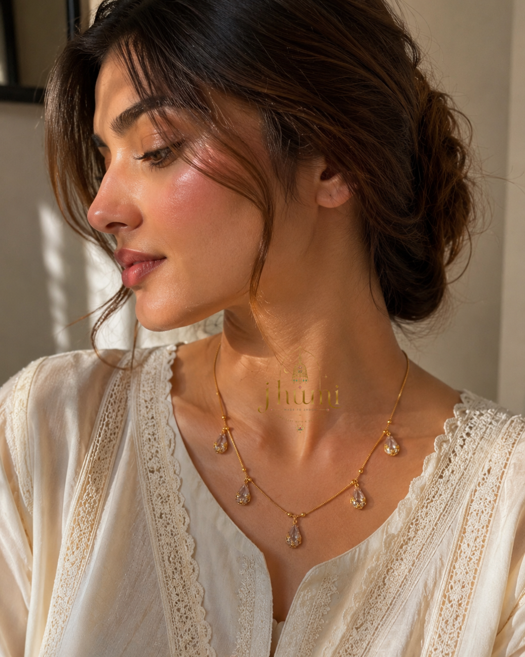 Jhumi Kundan Chain