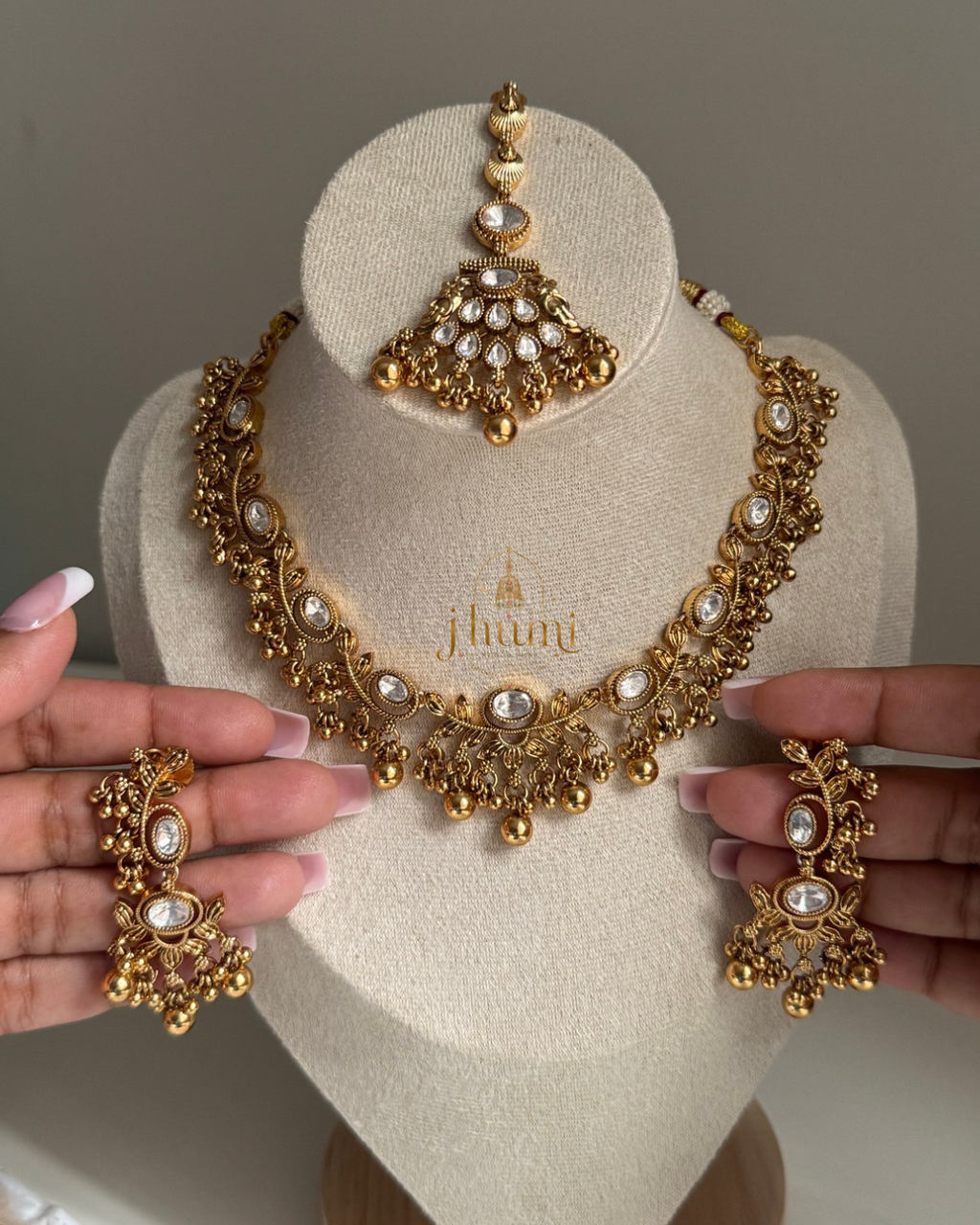 Sahiba — Heritage Gold Statement Set