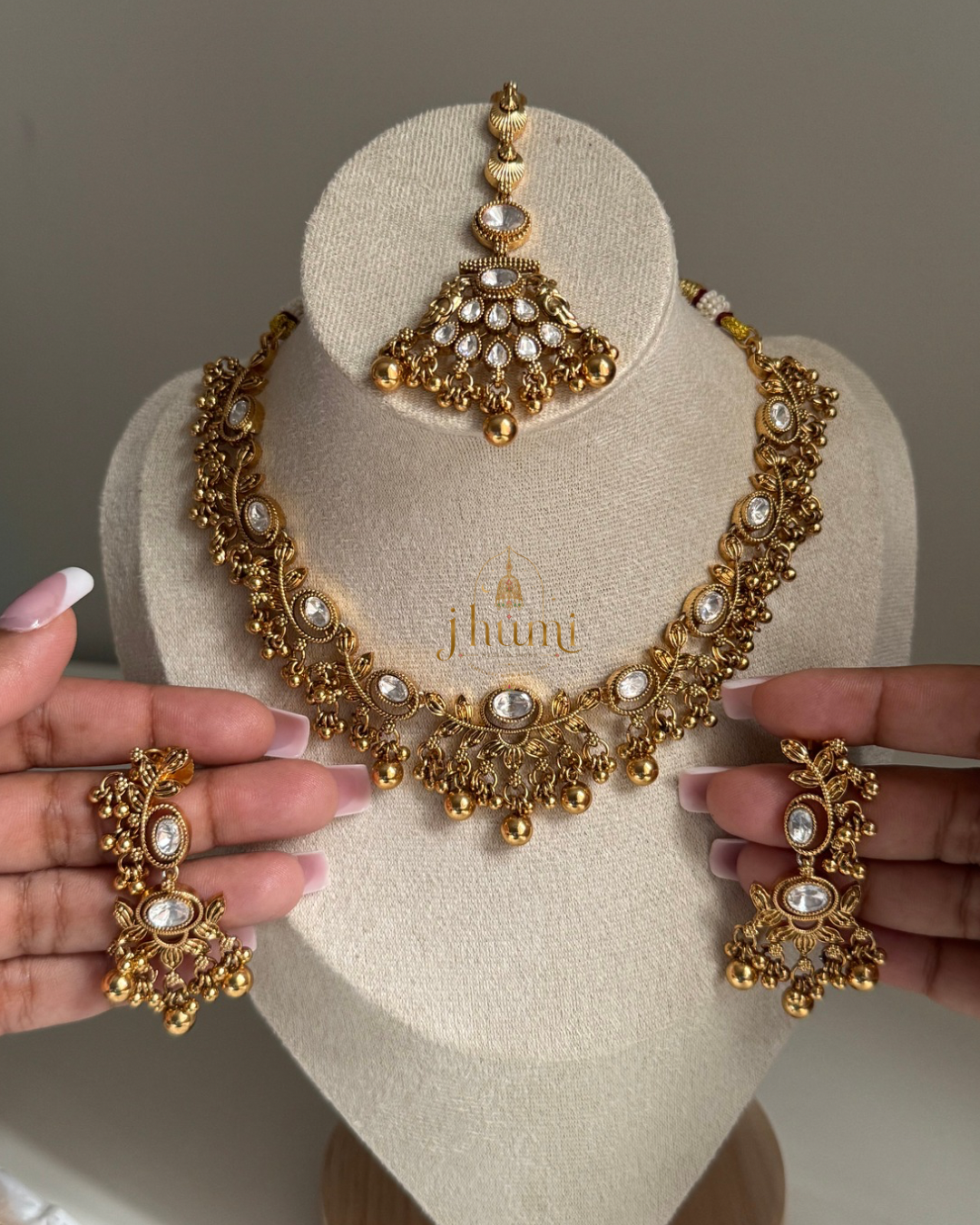 Sahiba — Heritage Gold Statement Set