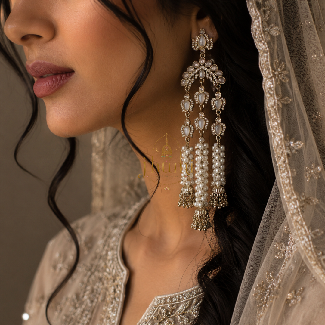 Gulzaar — Kundan Statement Earrings